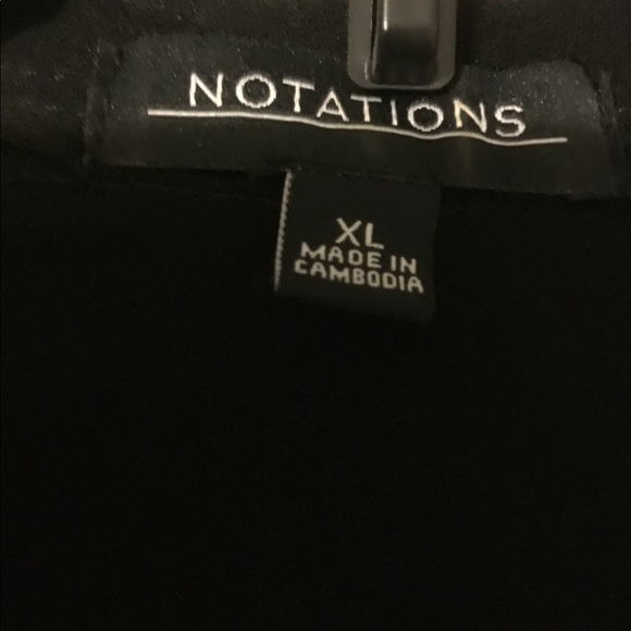 B&W Notations blouse & sweater combo - Picture 2 of 3